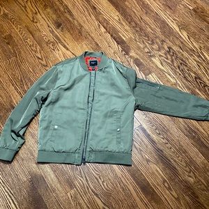 Forever 21 Bomber Jacket Olive Green